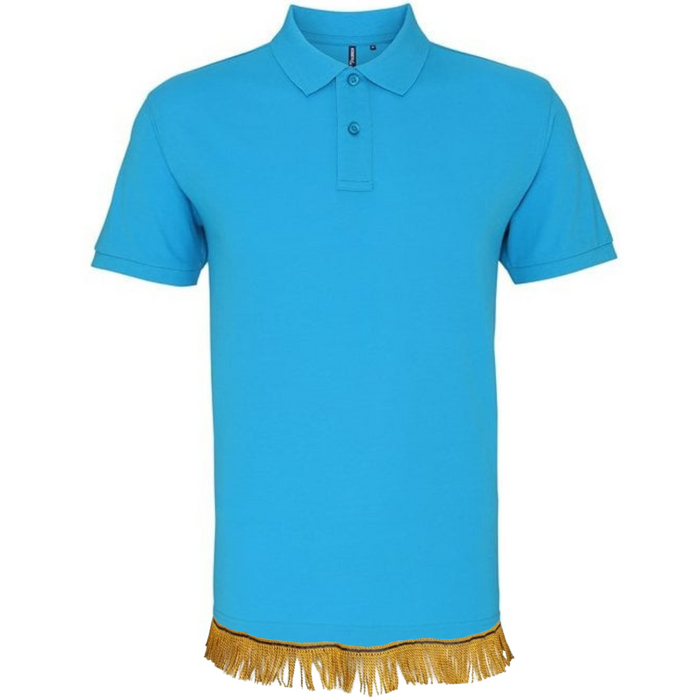 Men's Organic Cotton Fringed Polo (10 Colours)