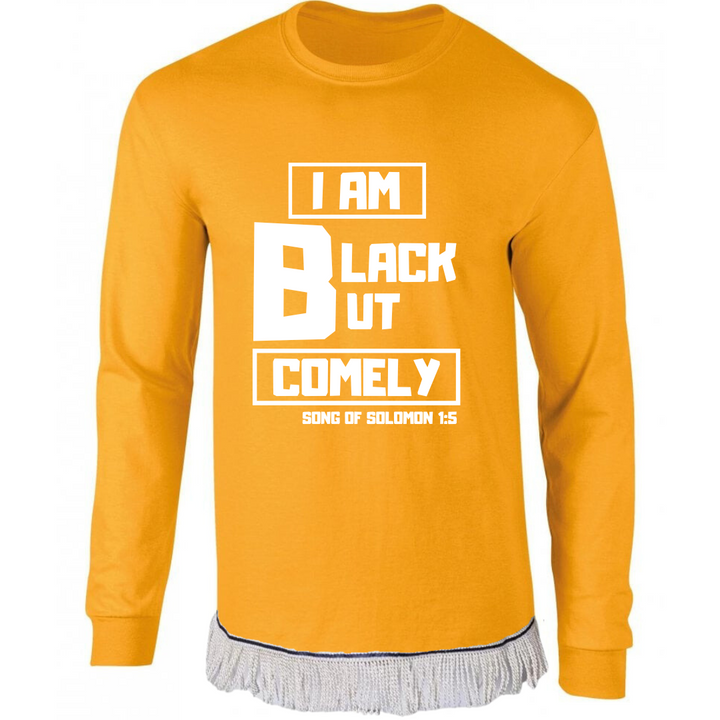 Black But Comely Adult Long Sleeve T-Shirt