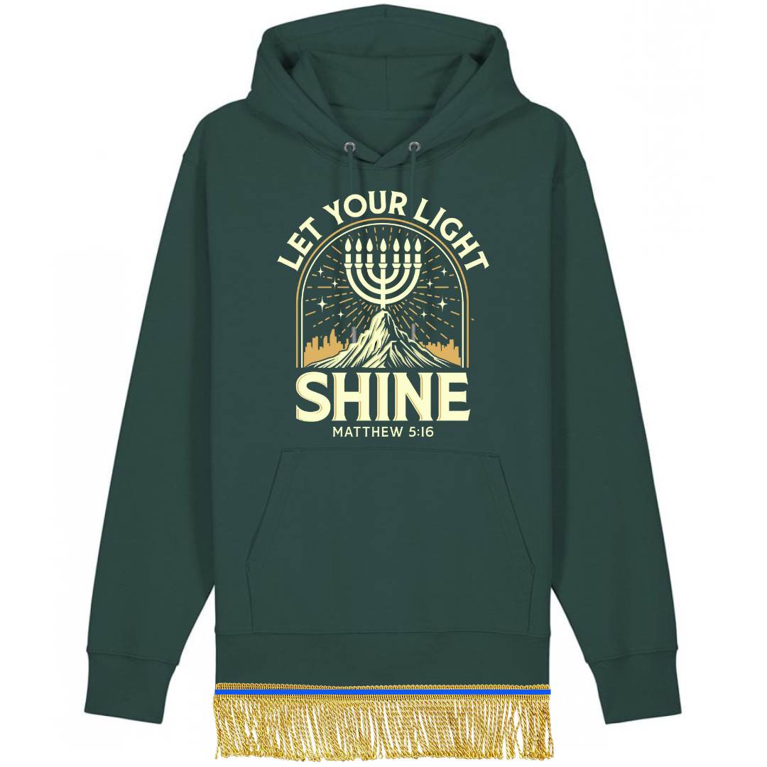 Let your Light Shine Organic Cotton Pullover Hoodie