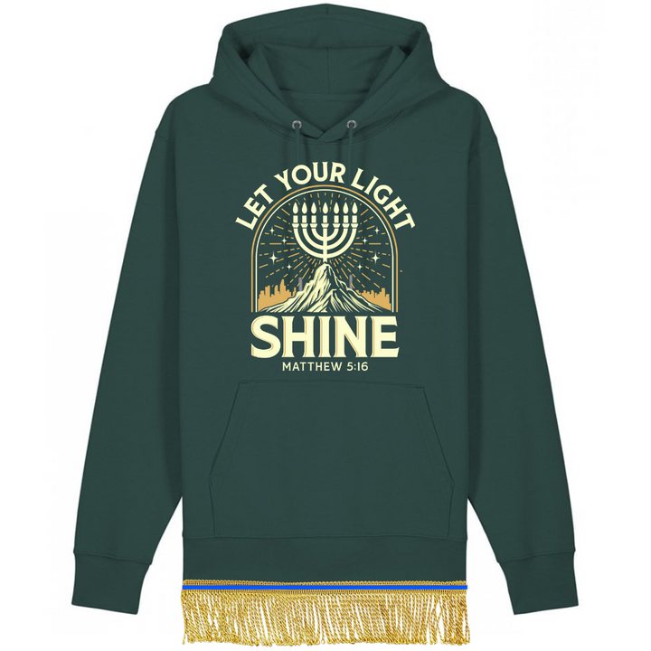 Let your Light Shine Organic Cotton Pullover Hoodie