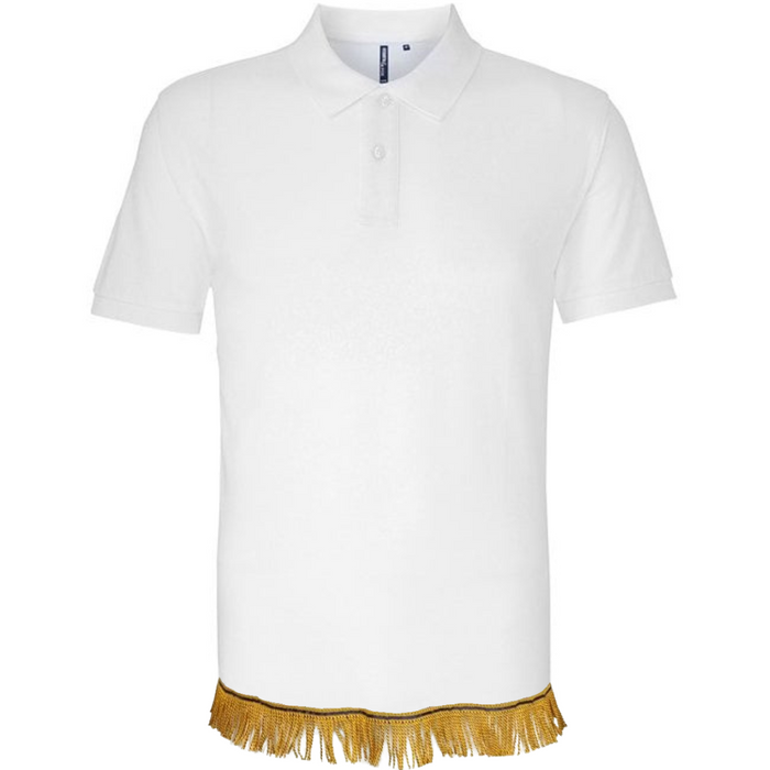 Men's Organic Cotton Fringed Polo (10 Colours)