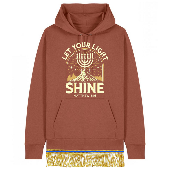 Let your Light Shine Organic Cotton Pullover Hoodie