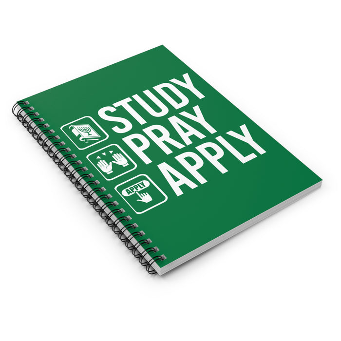 Green SPA Spiral Notebook