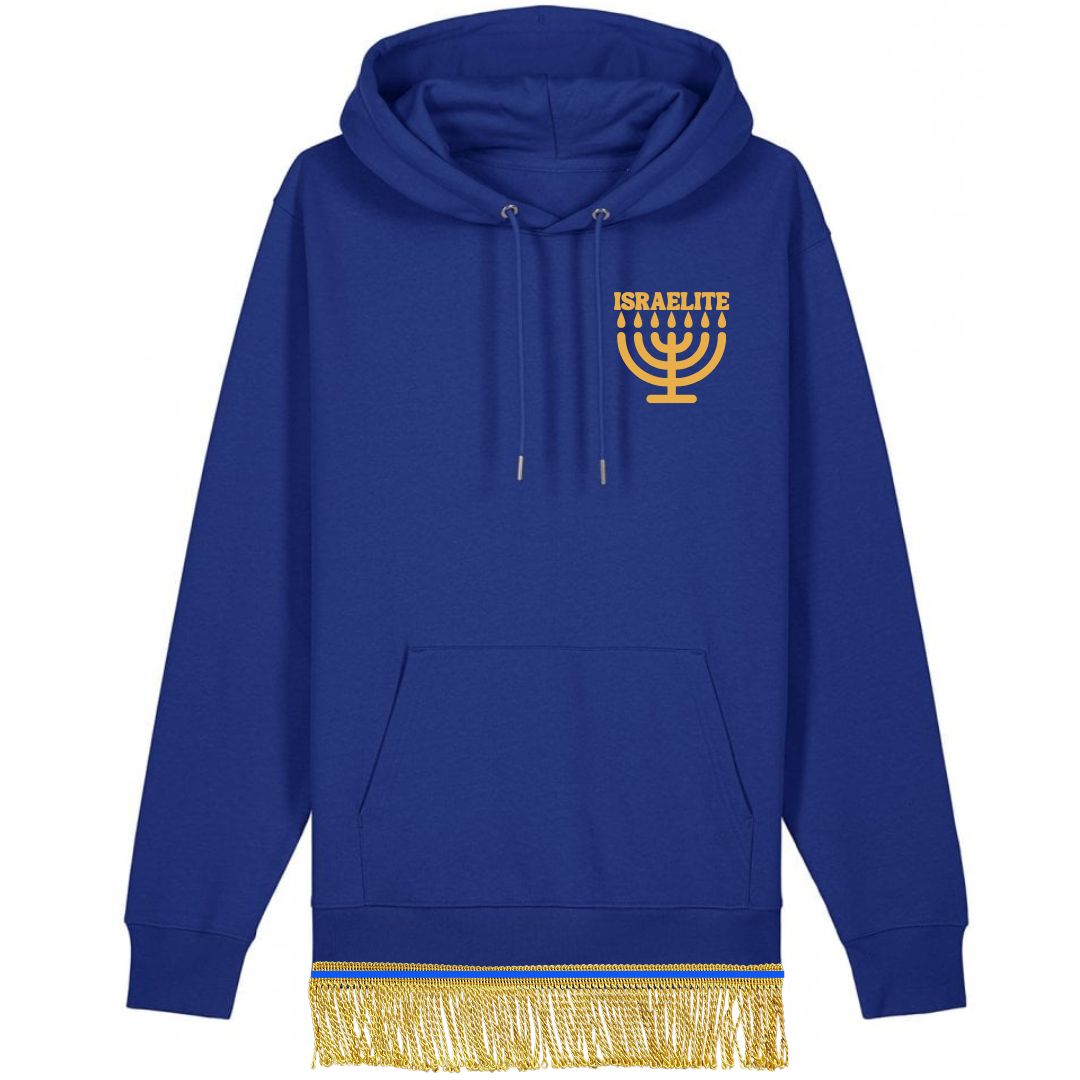 ISRAELITE Menorah 100% Organic Cotton Hoodie