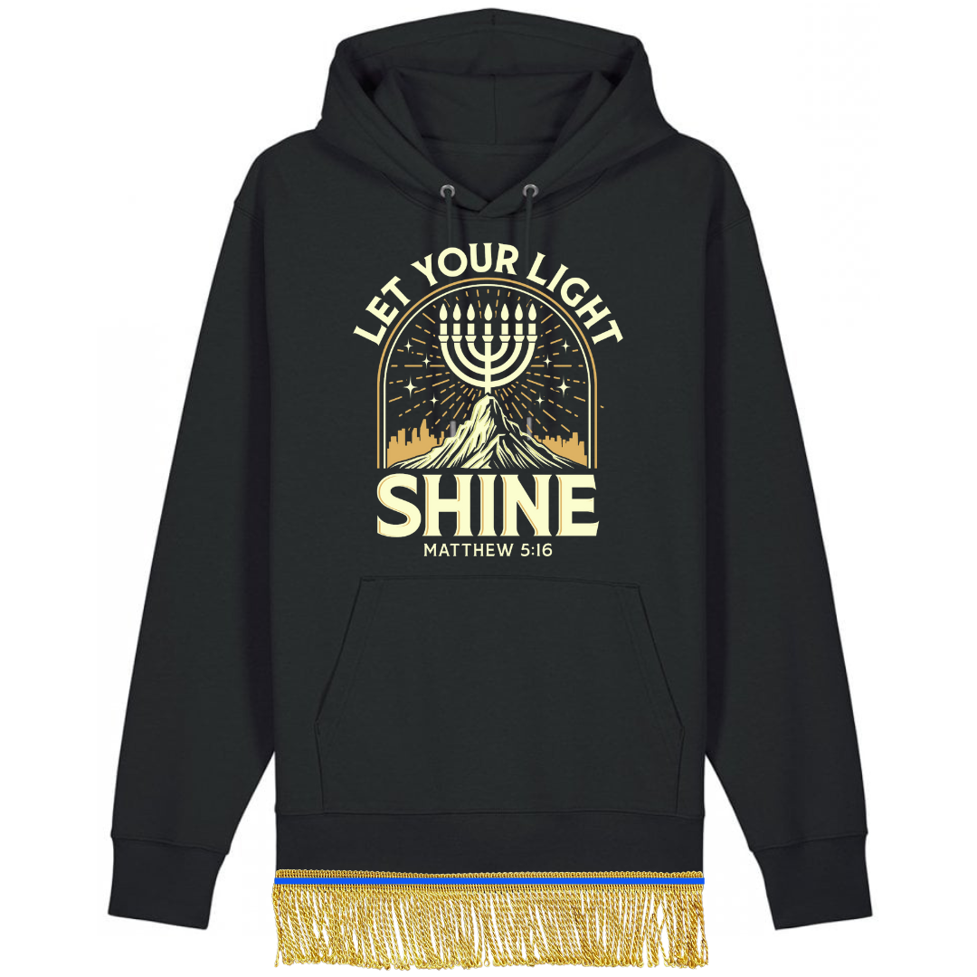 Let your Light Shine Organic Cotton Pullover Hoodie