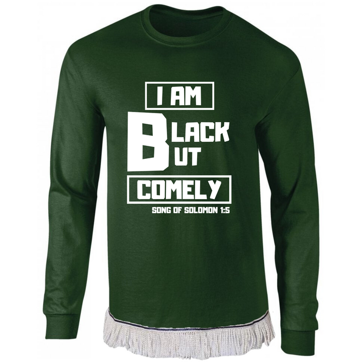 Black But Comely Adult Long Sleeve T-Shirt