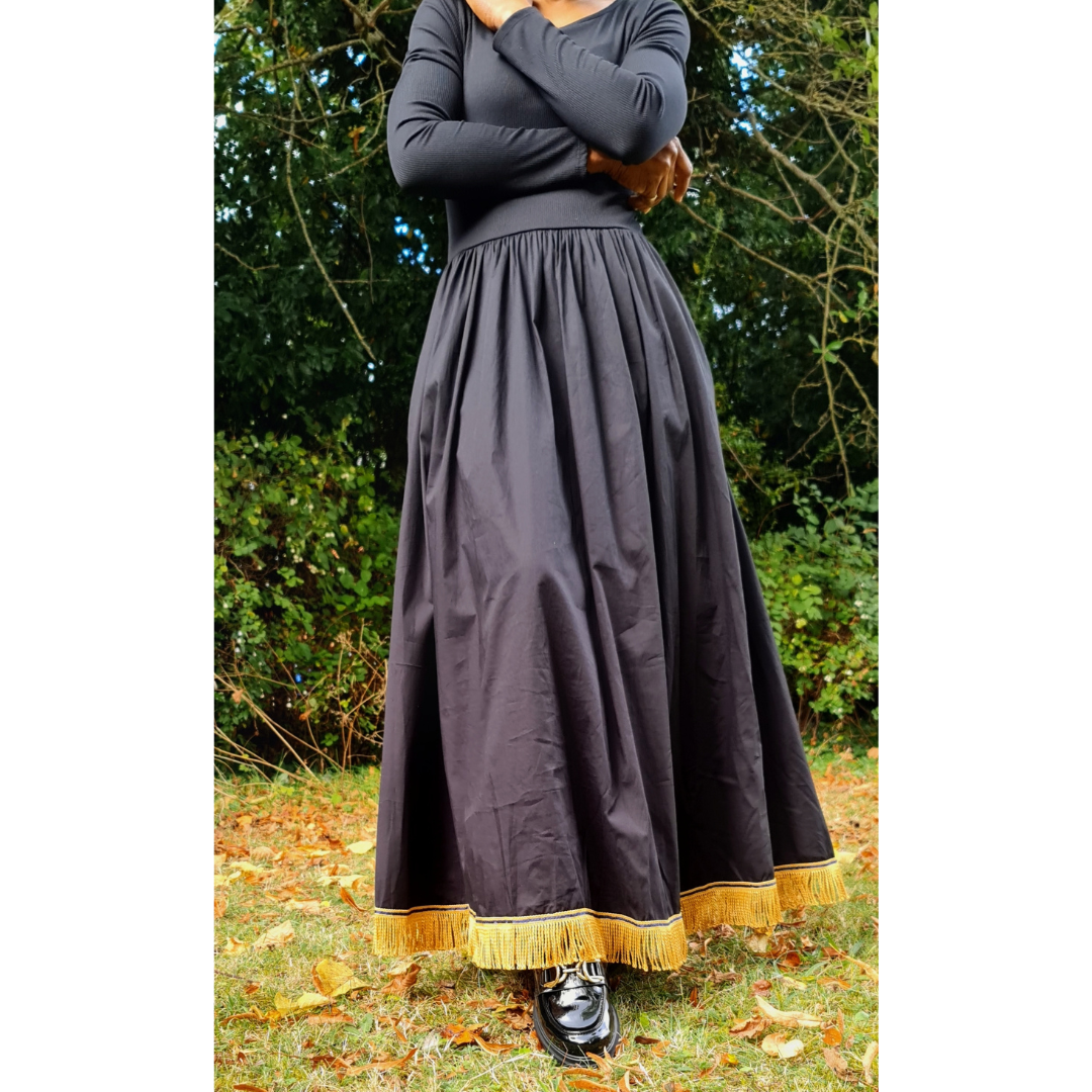 Long Sleeve Ribbed Maxi Dress