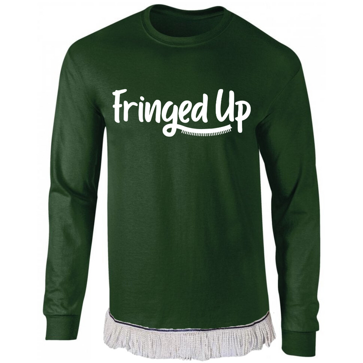 Fringed Up Adult Long Sleeve T-Shirt