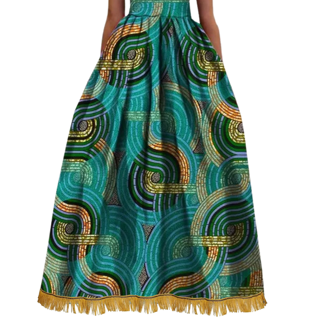 Ankara Print Maxi Skirt *LIMITED EDITION*