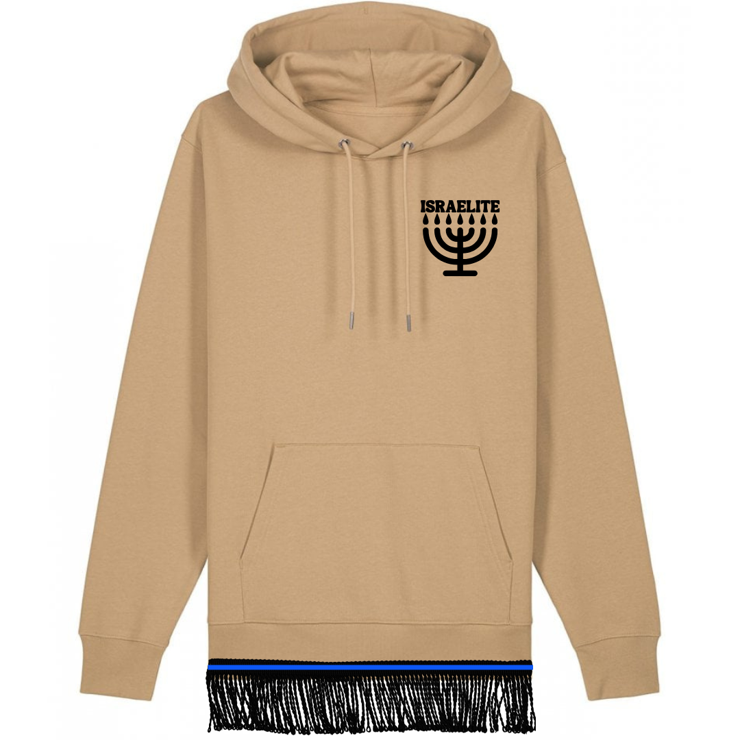 ISRAELITE Menorah 100% Organic Cotton Hoodie