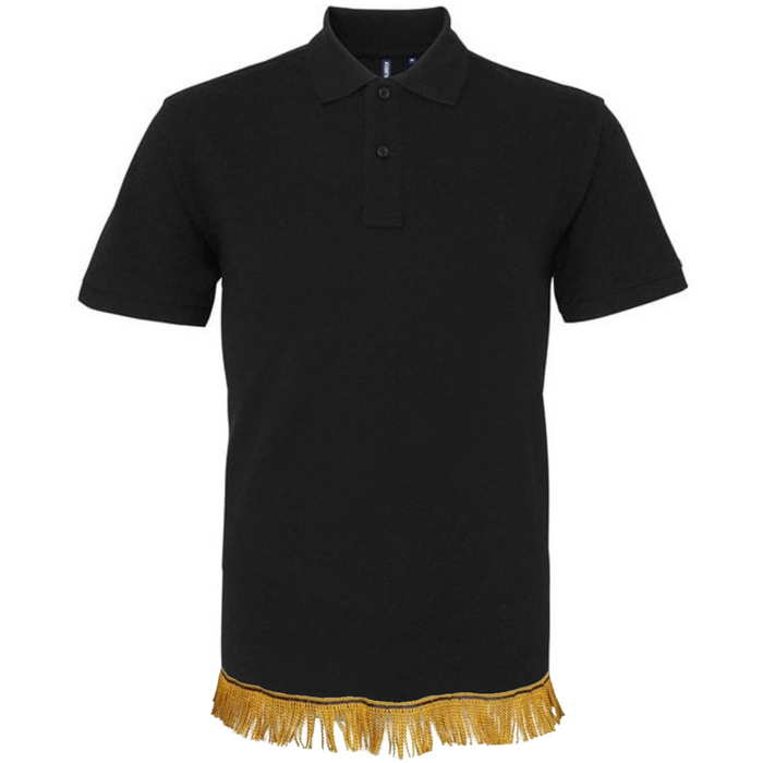 Men's Organic Cotton Fringed Polo (10 Colours)