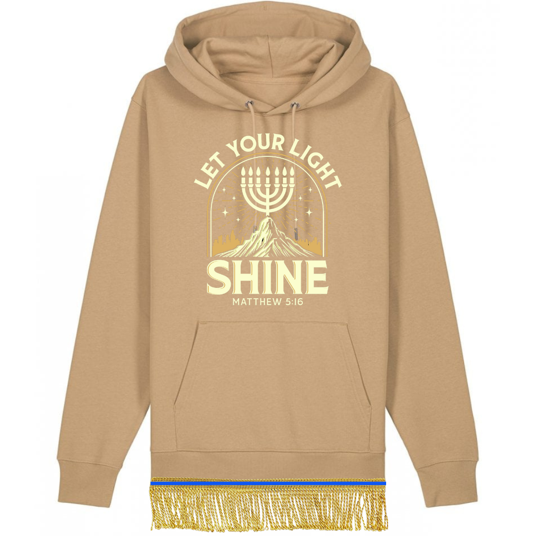 Let your Light Shine Organic Cotton Pullover Hoodie