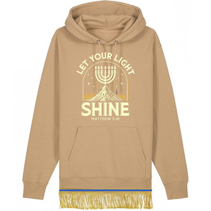 Let your Light Shine Organic Cotton Pullover Hoodie