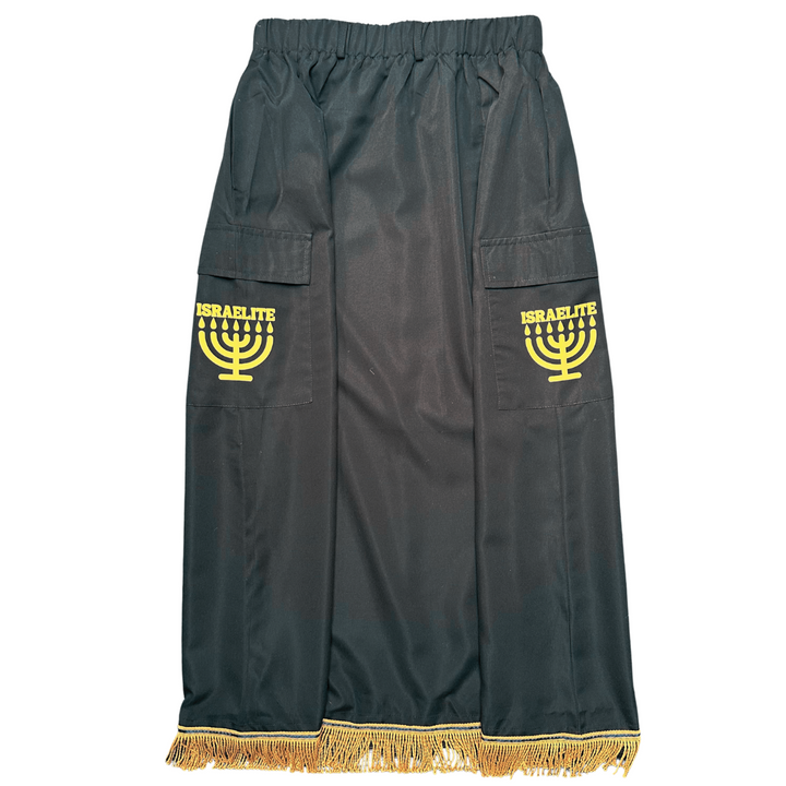 ISRAELITE Oversized Cargo Midi Skirt with Pockets