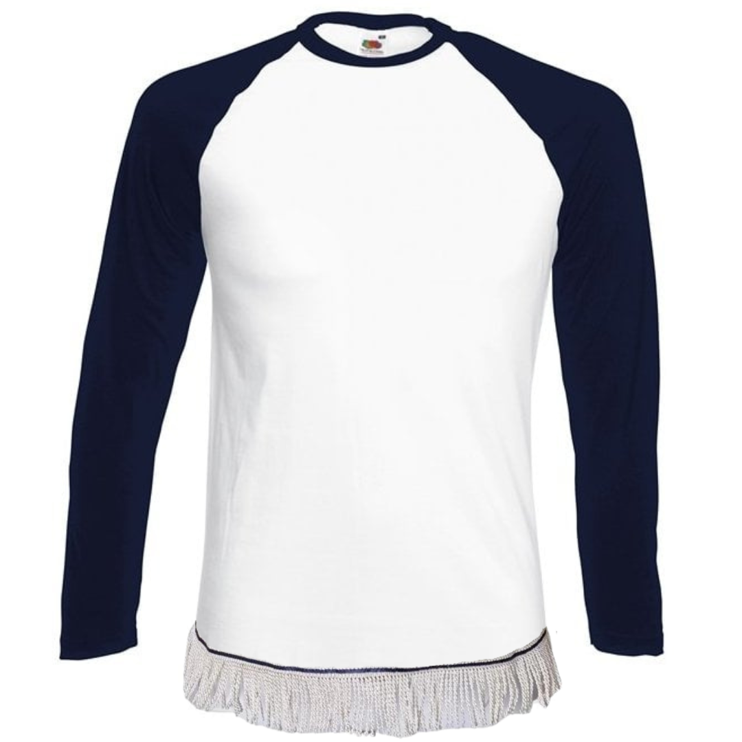 Men's Long Sleeve Baseball Tees Fringed Bundle