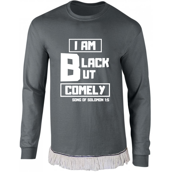 Black But Comely Adult Long Sleeve T-Shirt