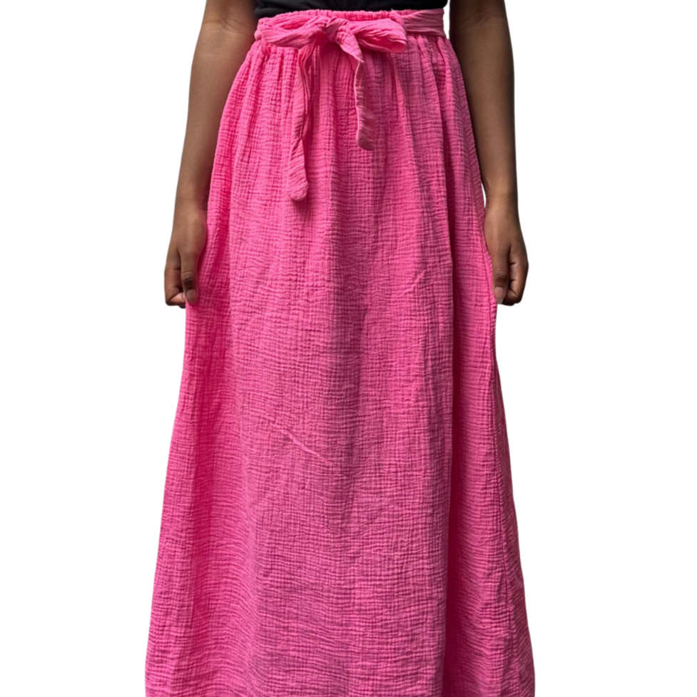 100% Cotton Drawstring Skirt