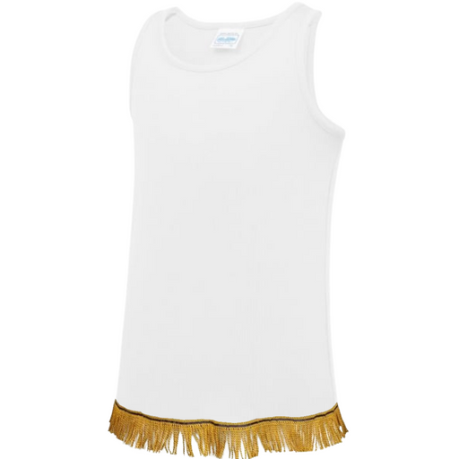 Kids Polyester Tank Top with Fringes - Free Worldwide Shipping- Sew Royal US