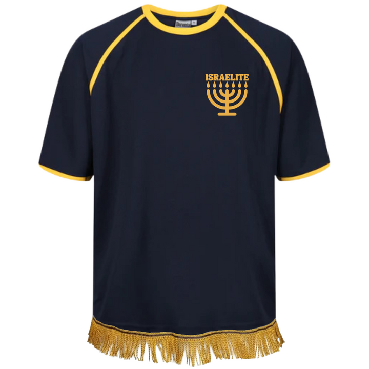 ISRAELITE Menorah Men's Active Tipped T-Shirt