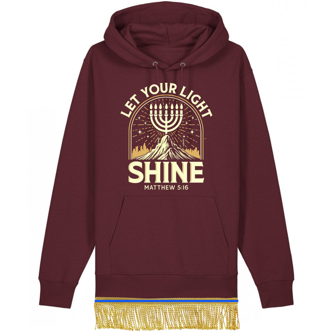 Let your Light Shine Organic Cotton Pullover Hoodie