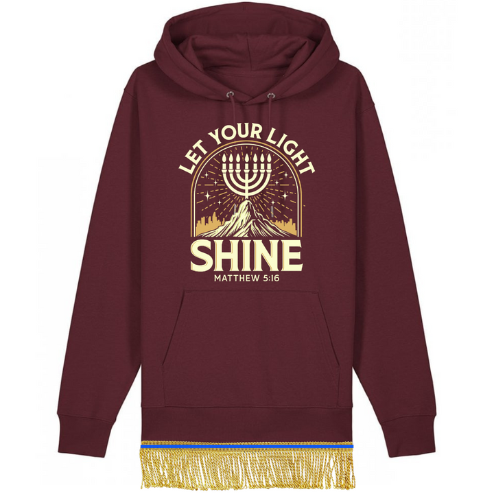 Let your Light Shine Organic Cotton Pullover Hoodie