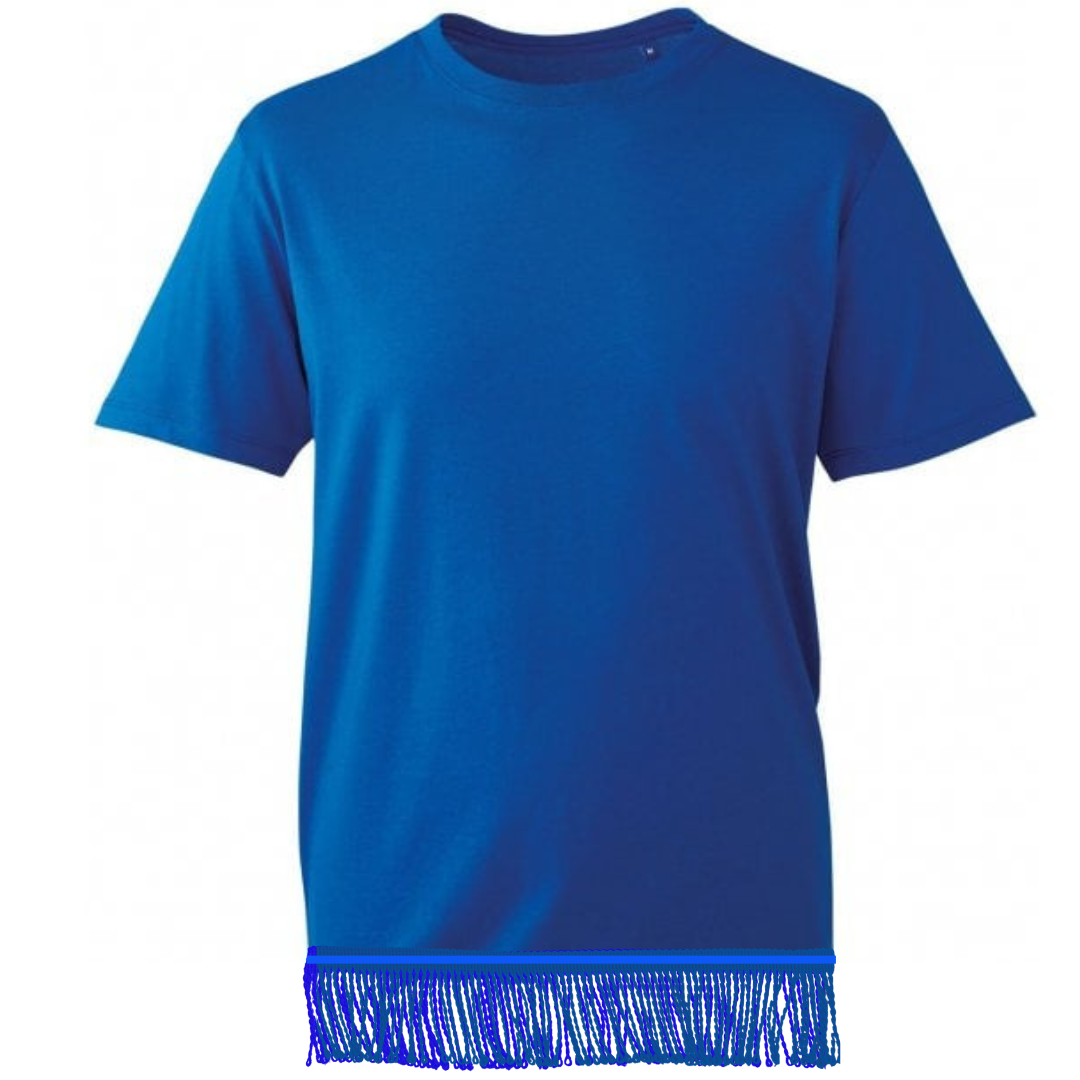 Adult Fringed T-Shirt with Matching Fringes (2 for $30, 4 for $50) Size S-2XL