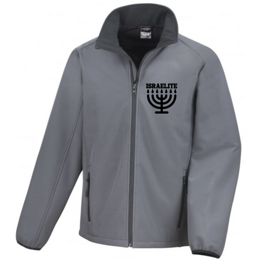 ISRAELITE Men's Softshell Jacket - Free Worldwide Shipping- Sew Royal US