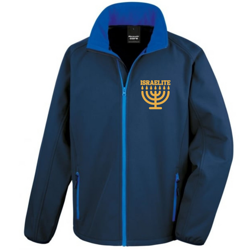 ISRAELITE Men's Softshell Jacket - Free Worldwide Shipping- Sew Royal US