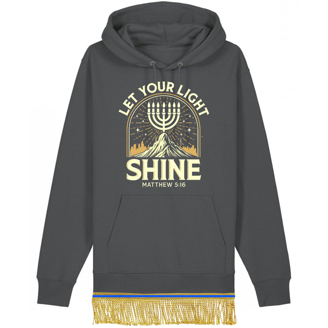 Let your Light Shine Organic Cotton Pullover Hoodie