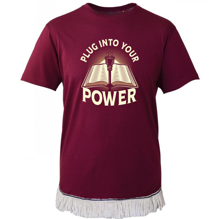 Plug Into Your Power Adult T-Shirt