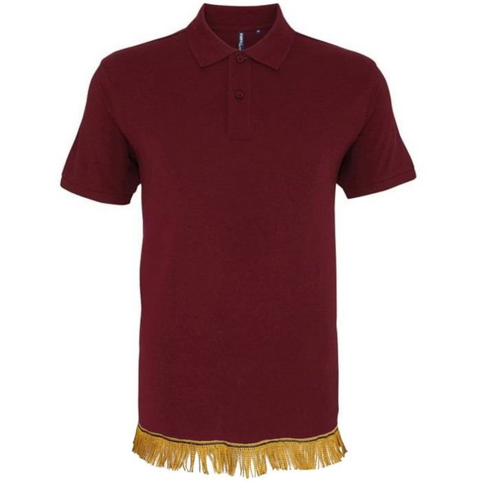 Men's Organic Cotton Fringed Polo (10 Colours)