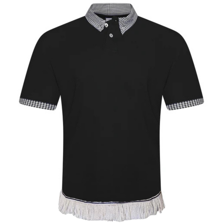 Cotton Check Pattern Fringed Polo Bundle