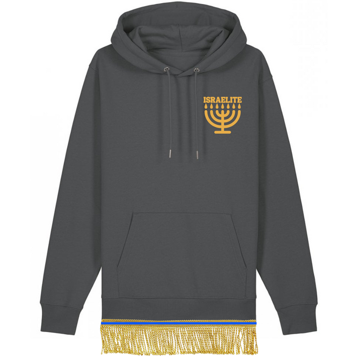 ISRAELITE Menorah 100% Organic Cotton Hoodie