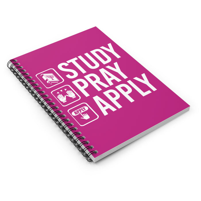 Pink SPA Spiral Notebook