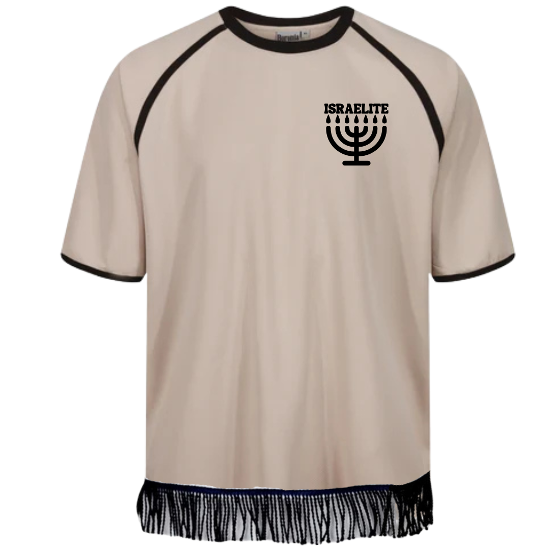 ISRAELITE Menorah Men's Active Tipped T-Shirt