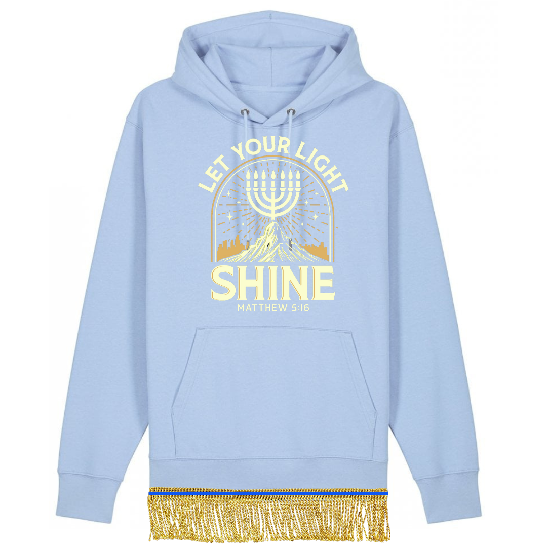 Let your Light Shine Organic Cotton Pullover Hoodie