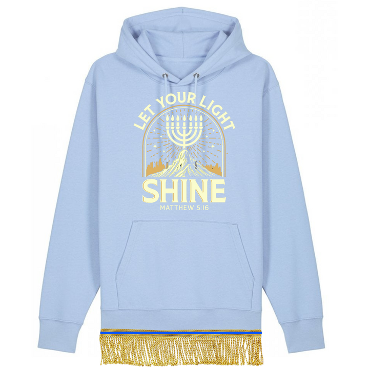 Let your Light Shine Organic Cotton Pullover Hoodie