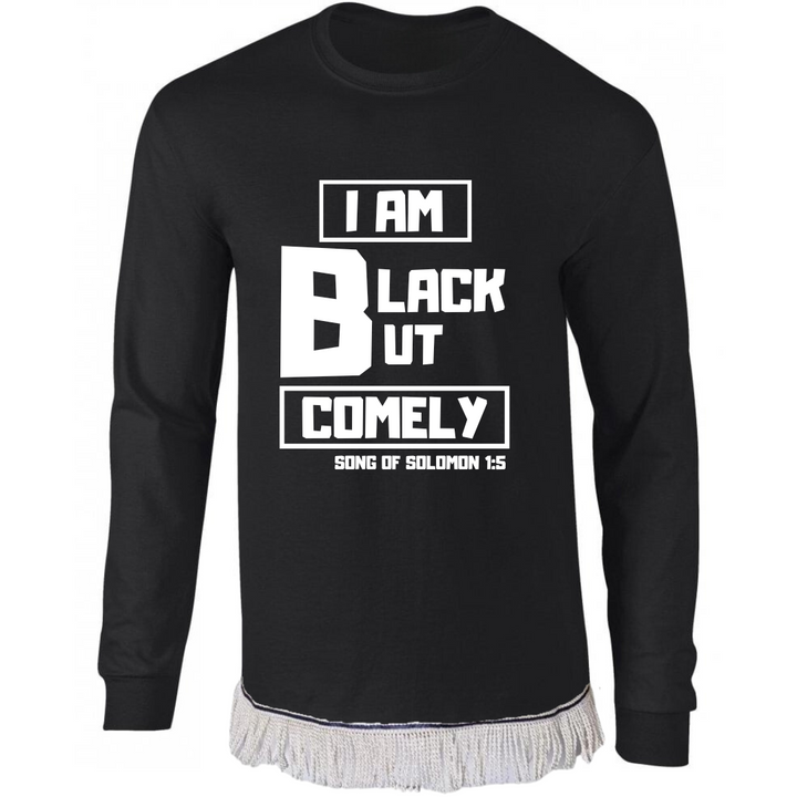 Black But Comely Adult Long Sleeve T-Shirt