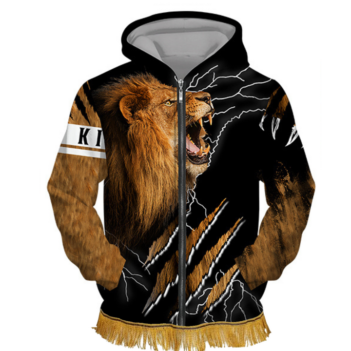 Roaring Lion Zipper Tracksuit Top