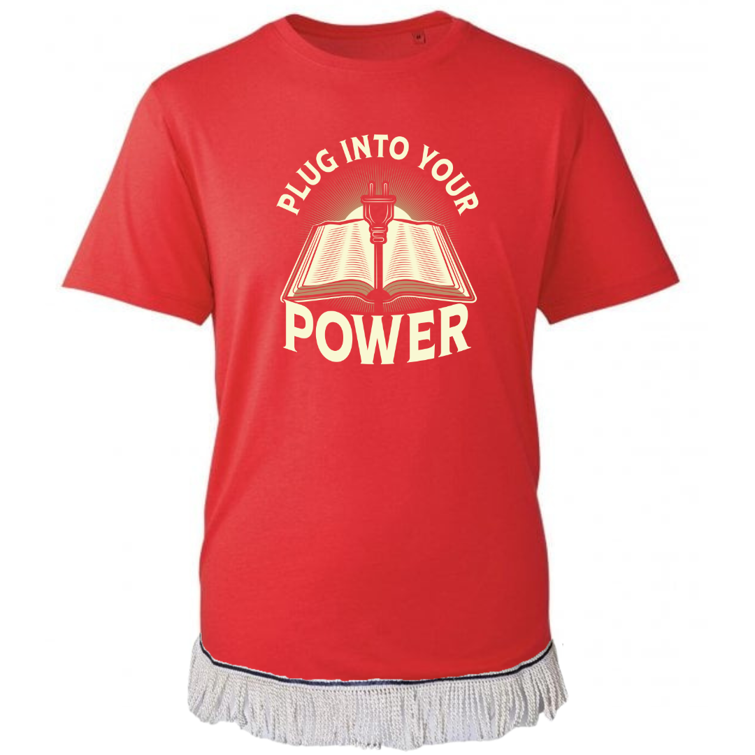 Plug Into Your Power Adult T-Shirt