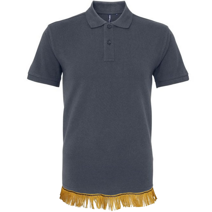 Men's Organic Cotton Fringed Polo (10 Colours)