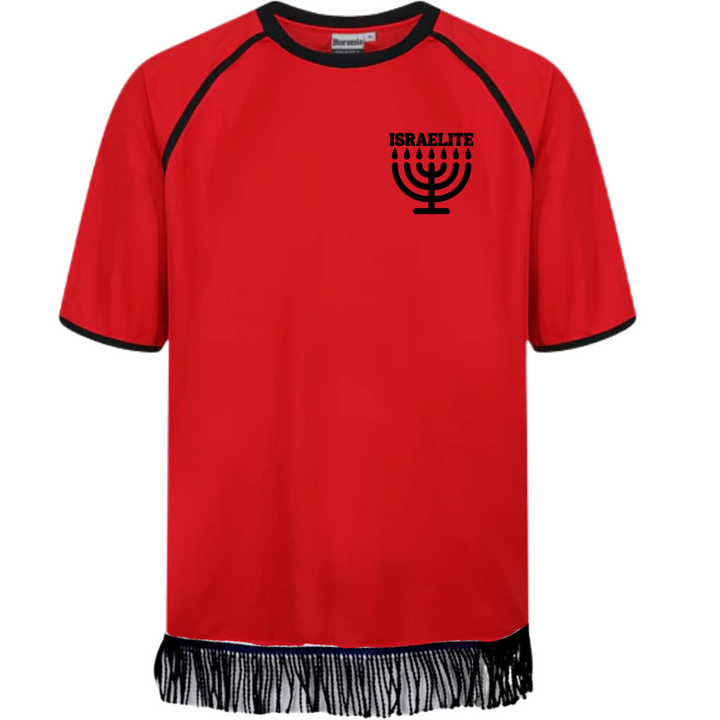 ISRAELITE Menorah Men's Active Tipped T-Shirt