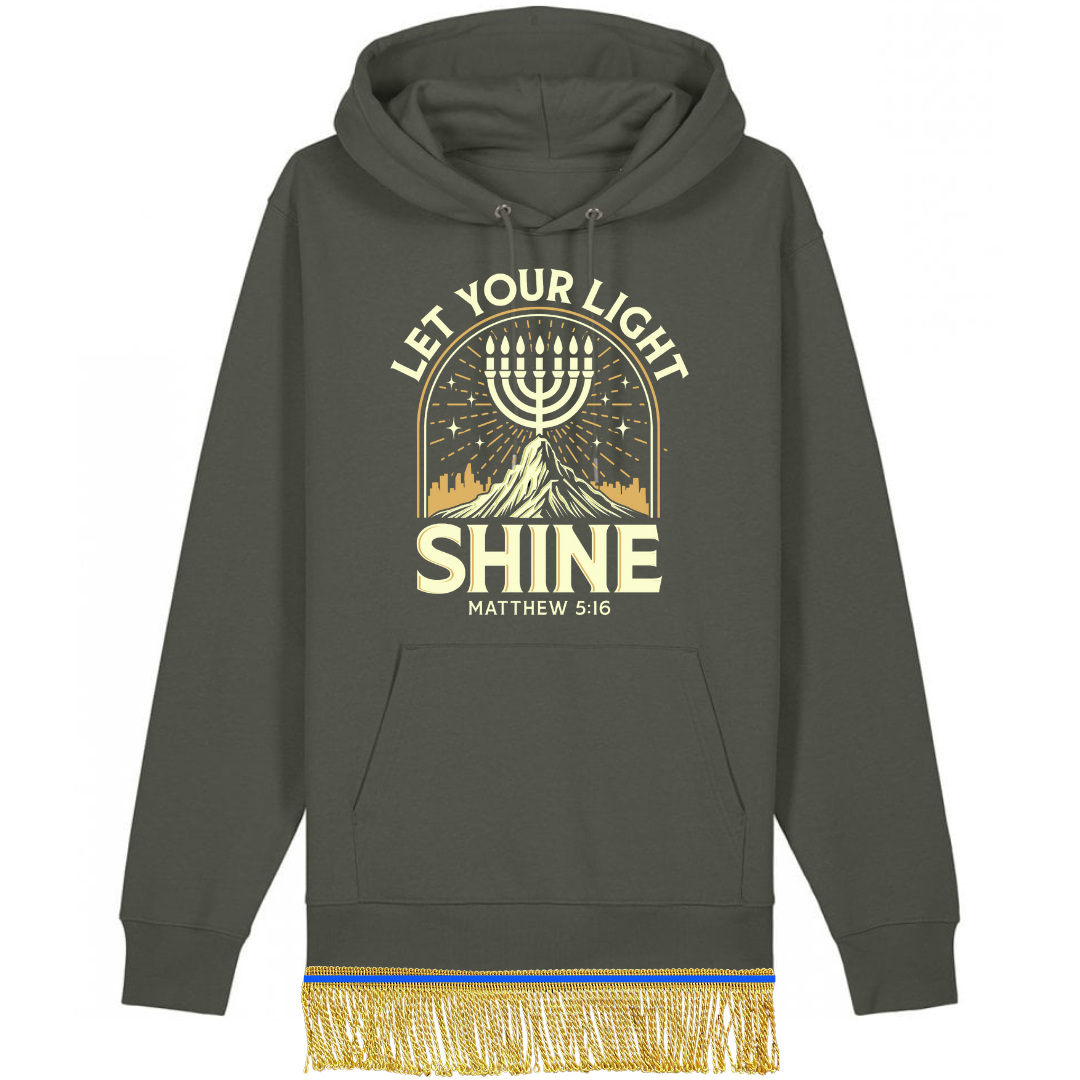 Let your Light Shine Organic Cotton Pullover Hoodie