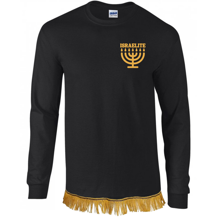 ISRAELITE Menorah Adult Long Sleeve T-Shirt