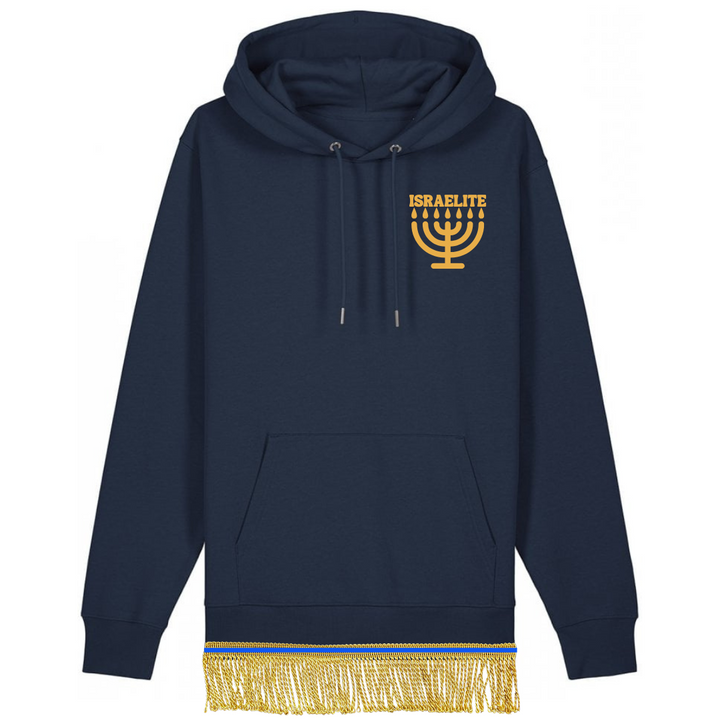 ISRAELITE Menorah 100% Organic Cotton Hoodie