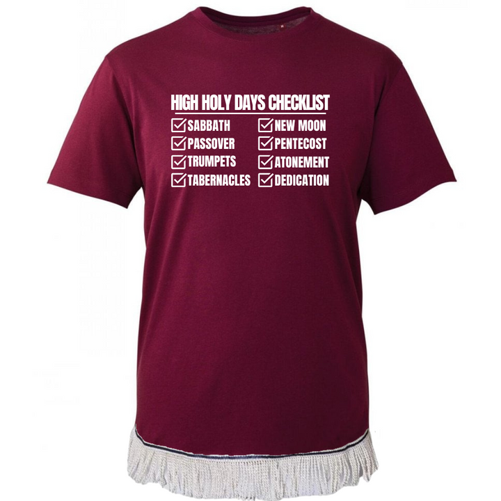 Holy Days Checklist Adult T-Shirt