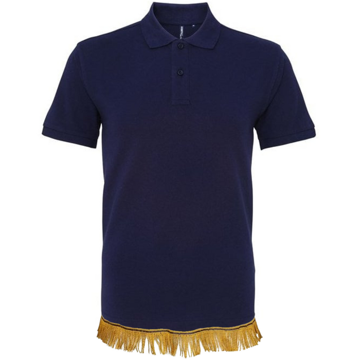 Men's Organic Cotton Fringed Polo (10 Colours)