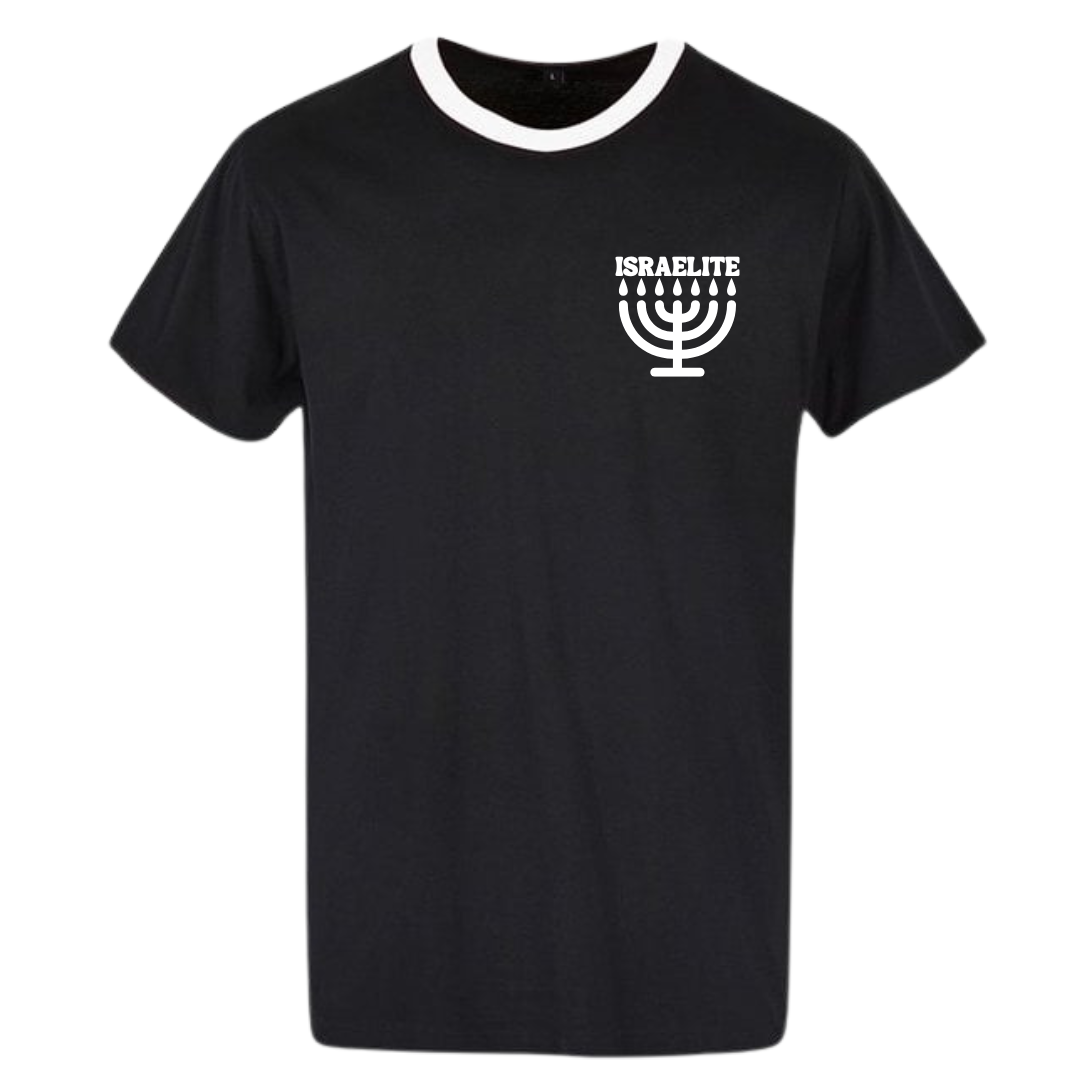 ISRAELITE Menorah Ringer T-Shirt *LIMITED EDITION*