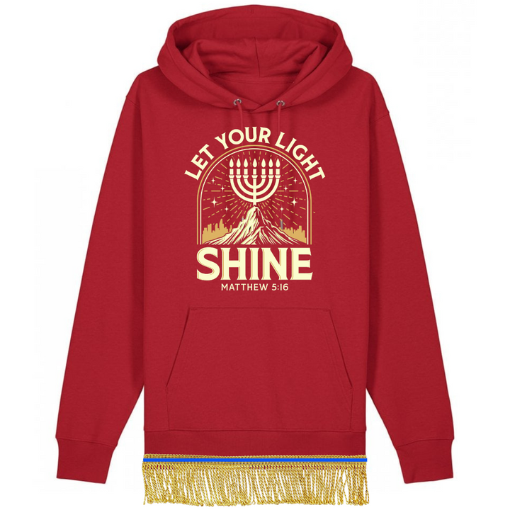 Let your Light Shine Organic Cotton Pullover Hoodie