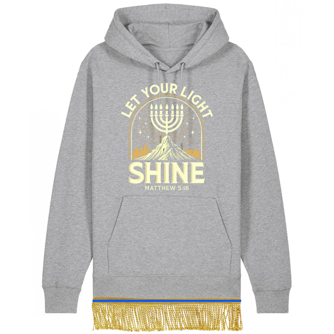 Let your Light Shine Organic Cotton Pullover Hoodie